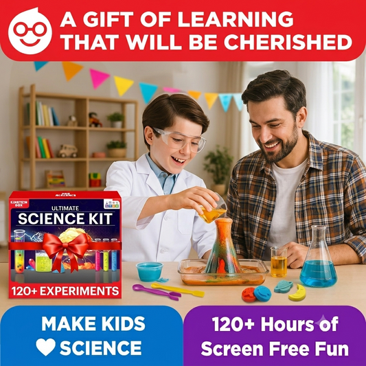 Einstein Box Ultimate Science Experiment Kit for Kids (Ages 6-12) – 100+ STEM Learning Activities