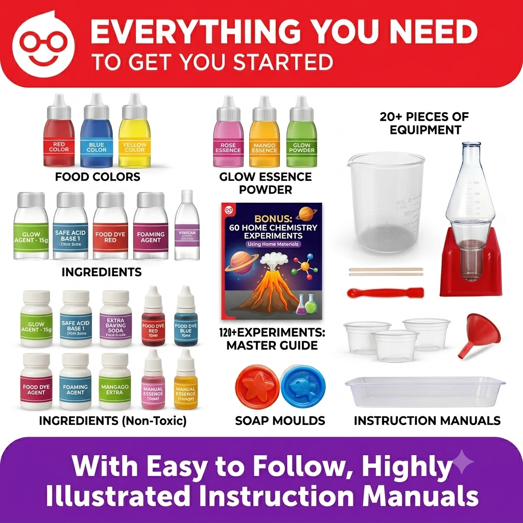 Einstein Box Ultimate Science Experiment Kit for Kids (Ages 6-12) – 100+ STEM Learning Activities