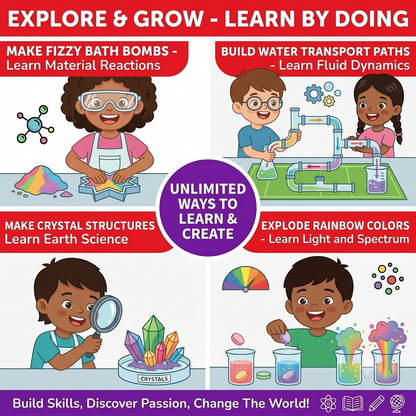Einstein Box Ultimate Science Experiment Kit for Kids (Ages 6-12) – 100+ STEM Learning Activities